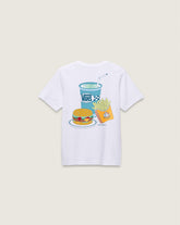 Little Kids Mealin and Dealin T-Shirt in White | Vans near me