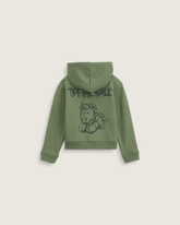 Little Kids Unicorn Zip Hoodie in Pine Forest Green | Vans near me