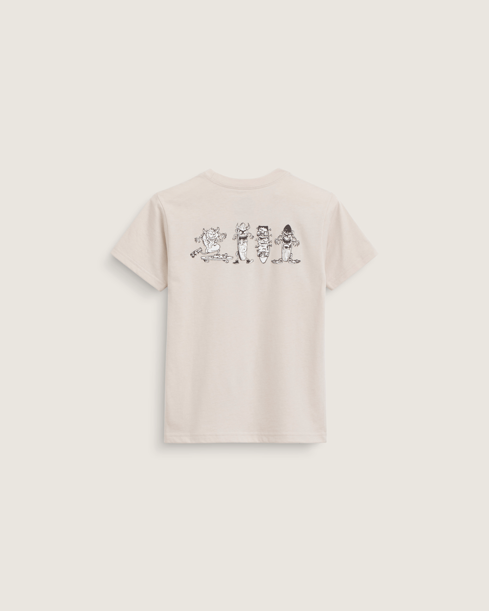 Little Kids Sk8 Posse T-Shirt in Taupe Mist Grey | Vans on sale