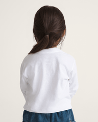 Little Kids Sun Dip Long Sleeve T-Shirt in White | Vans discount
