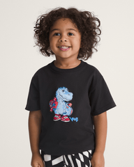 Little Kids Prehistoric Skater T-Shirt in Black | Vans discount