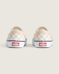 Classic Slip-On Checkerboard Shoe in Checkerboard Creme Brule Beige | Vans discount