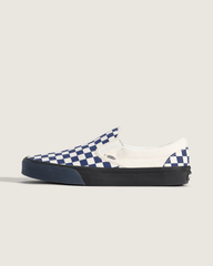 Classic Slip-On Checkerboard Shoe in Checkerboard Deep Twilight Blue | Vans on sale