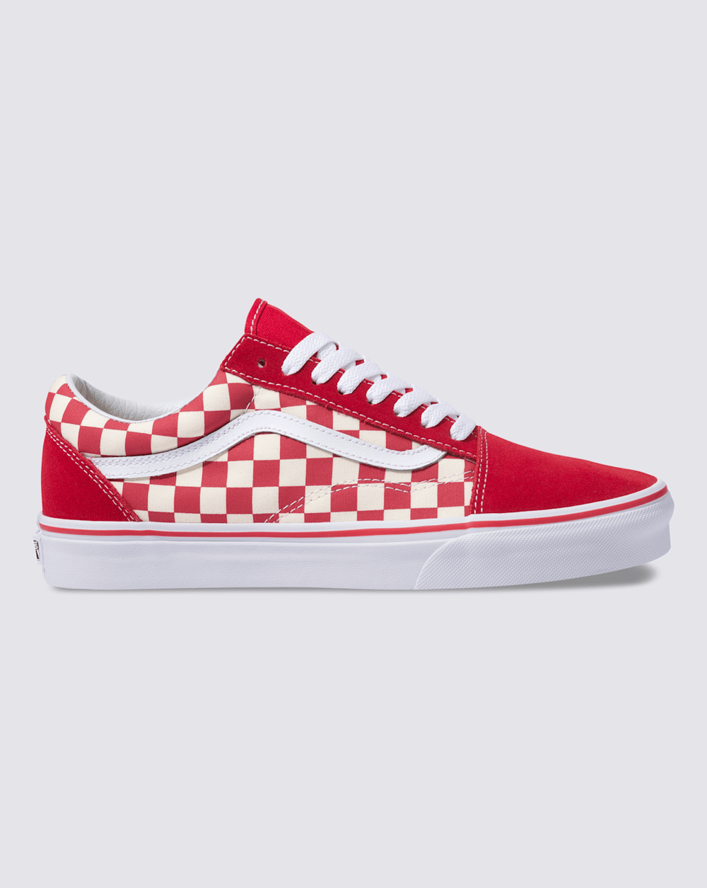 Old Skool Checkerboard Shoe in Checkerboard Racing Red / White | Vans on sale