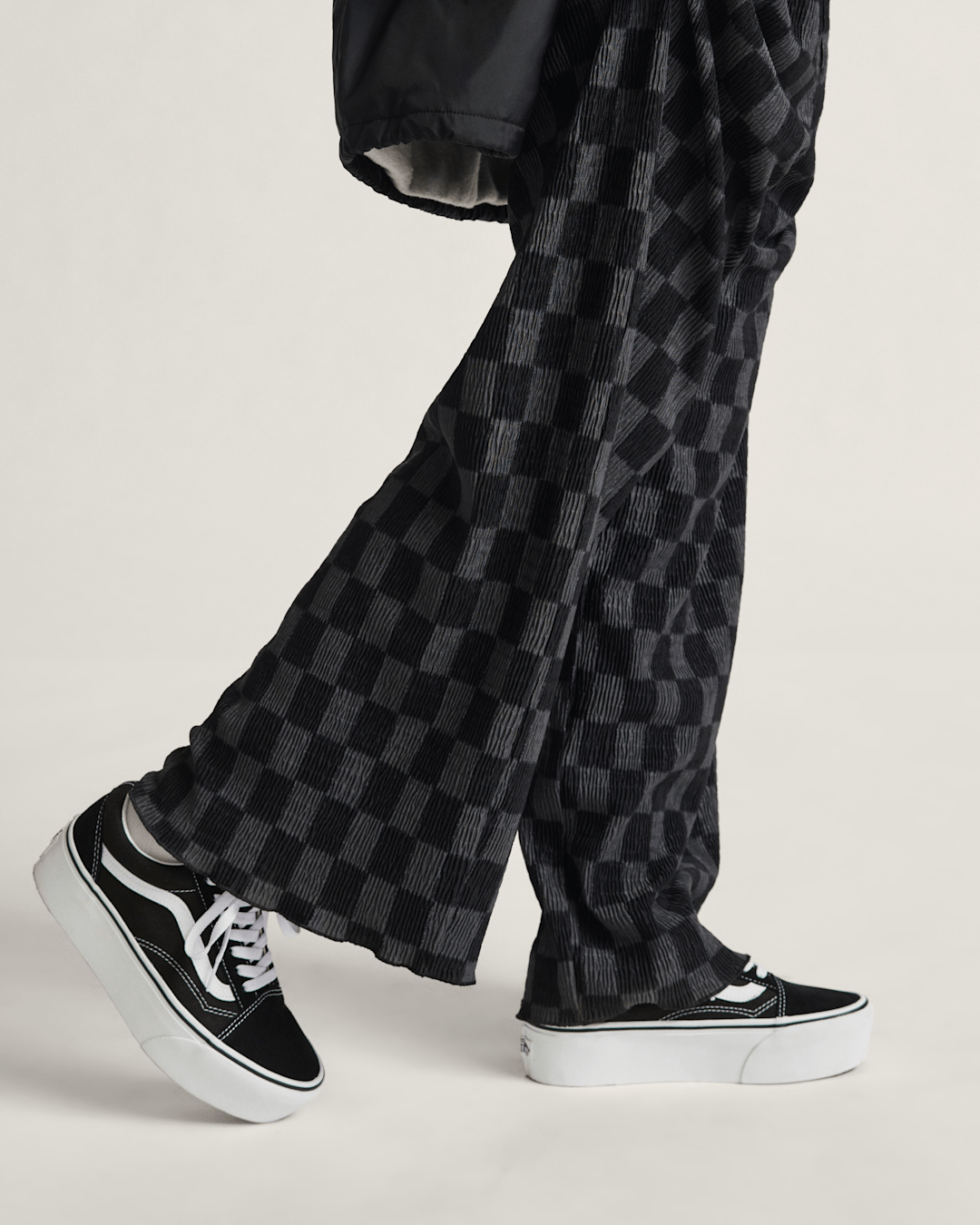 Old Skool Stackform Suede/Canvas Black/True White Shoe | Vans discount