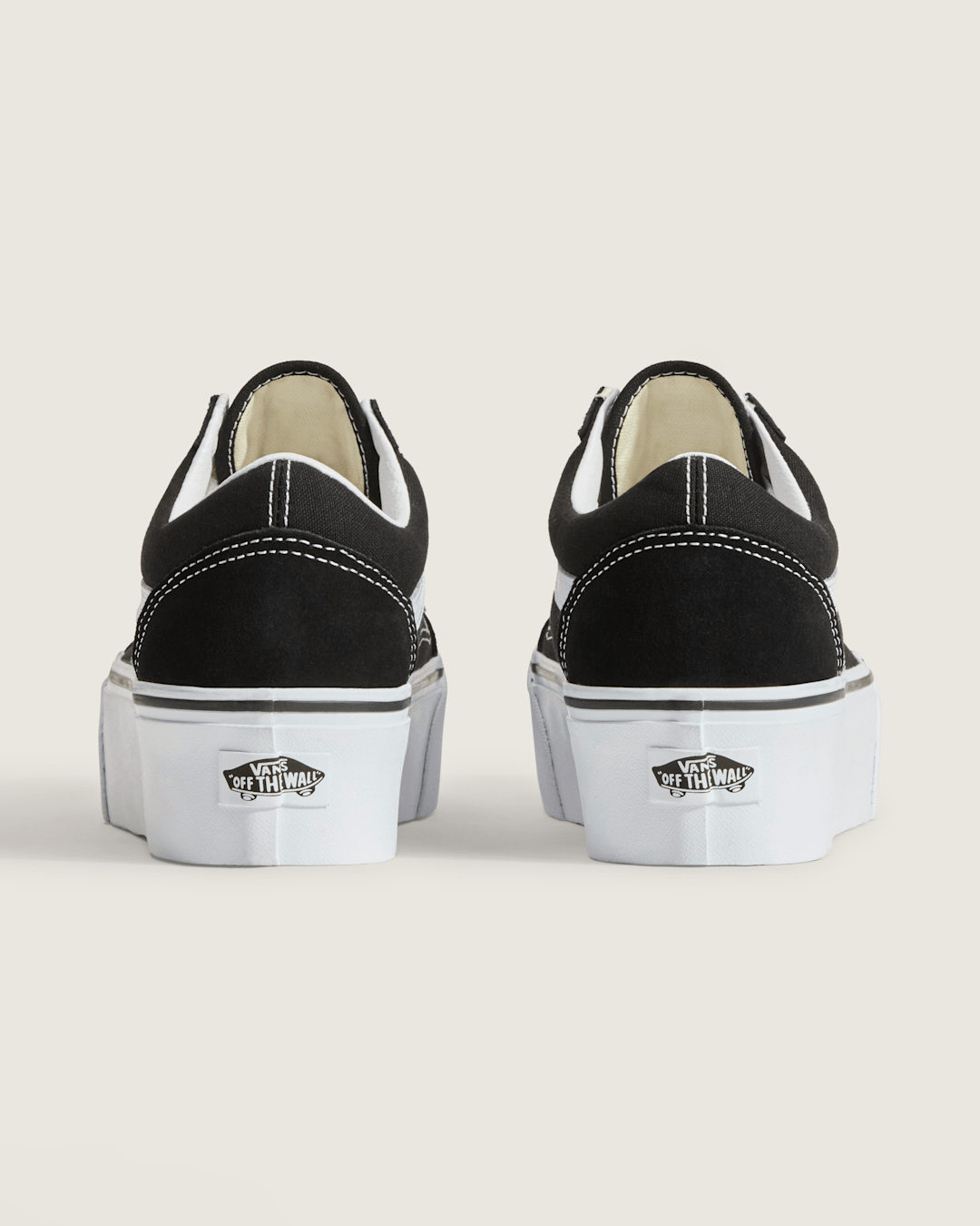 Old Skool Stackform Suede/Canvas Black/True White Shoe | Vans discount