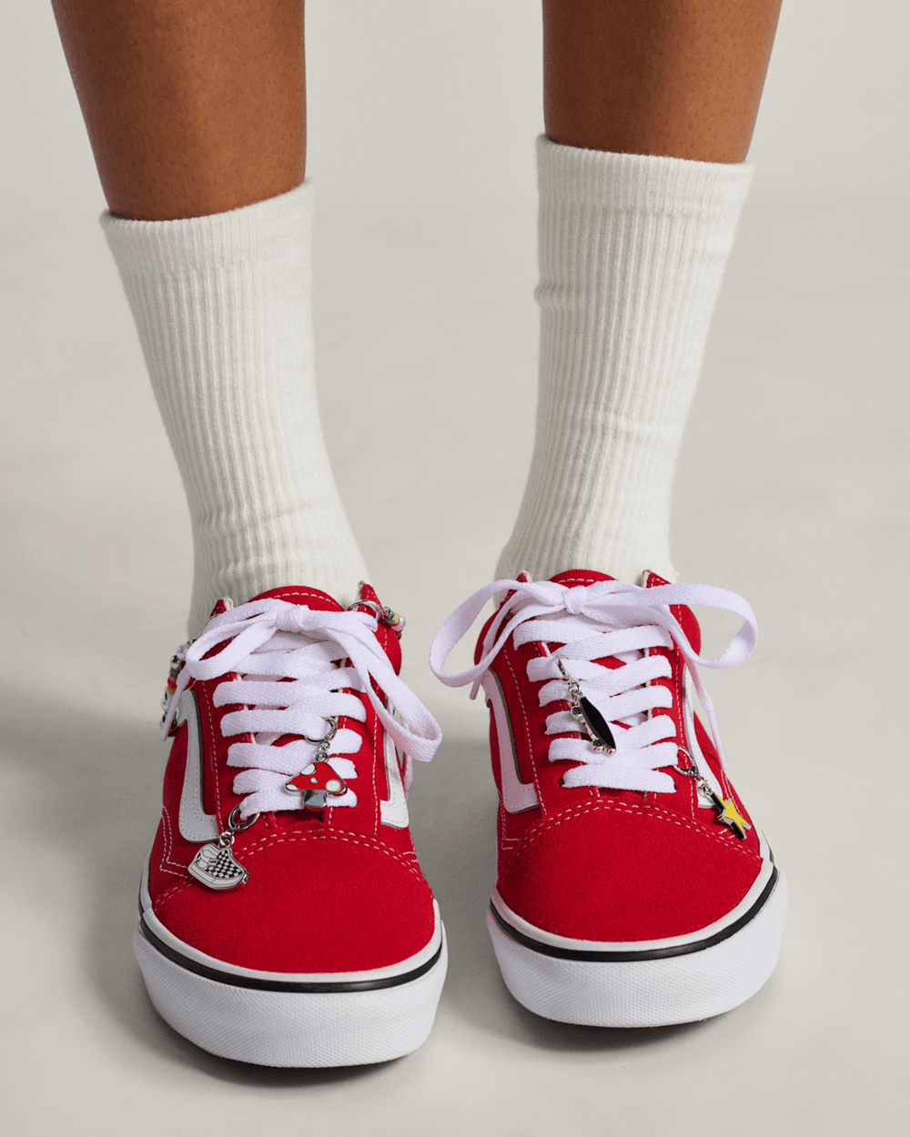 Vans Beaded Board Shoe Charm Set in Red | Vans sale