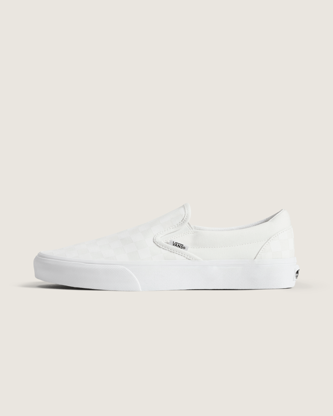 Classic Checkerboard Slip-On True White/True White Classics Shoe | Vans near me