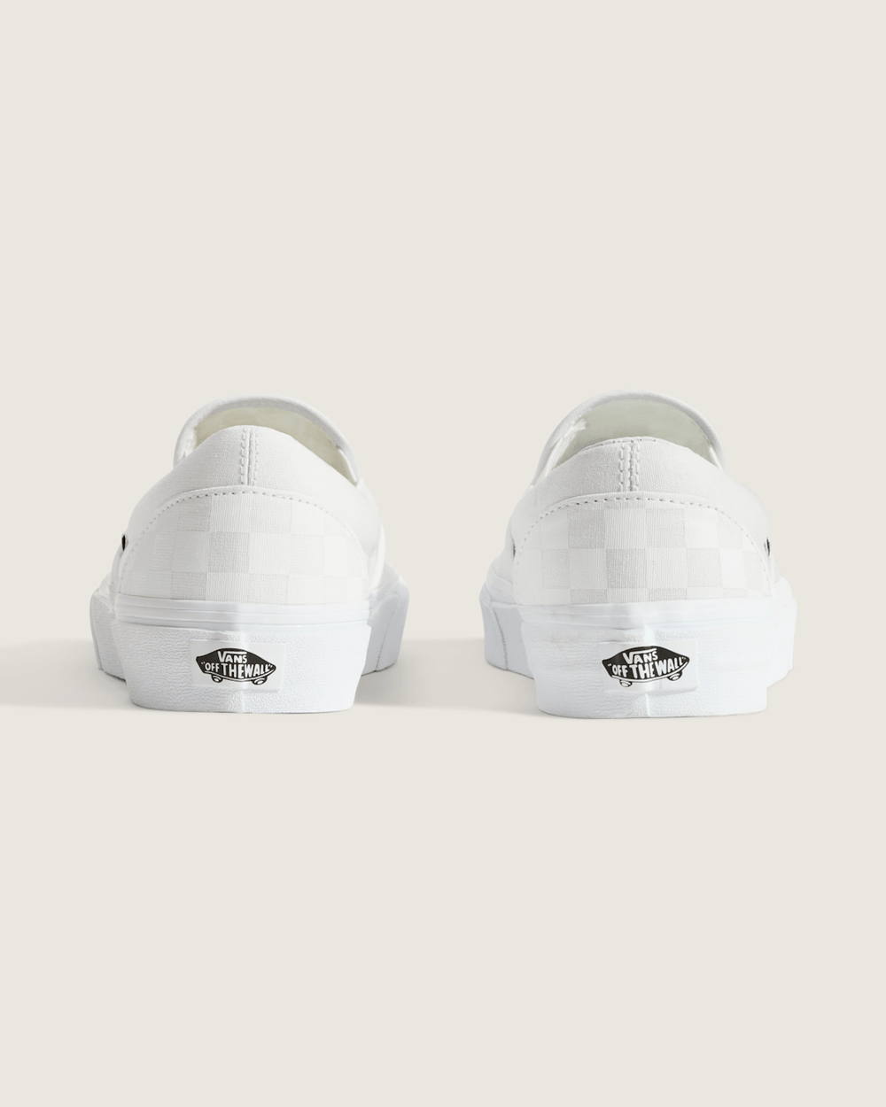 Classic Checkerboard Slip-On True White/True White Classics Shoe | Vans near me