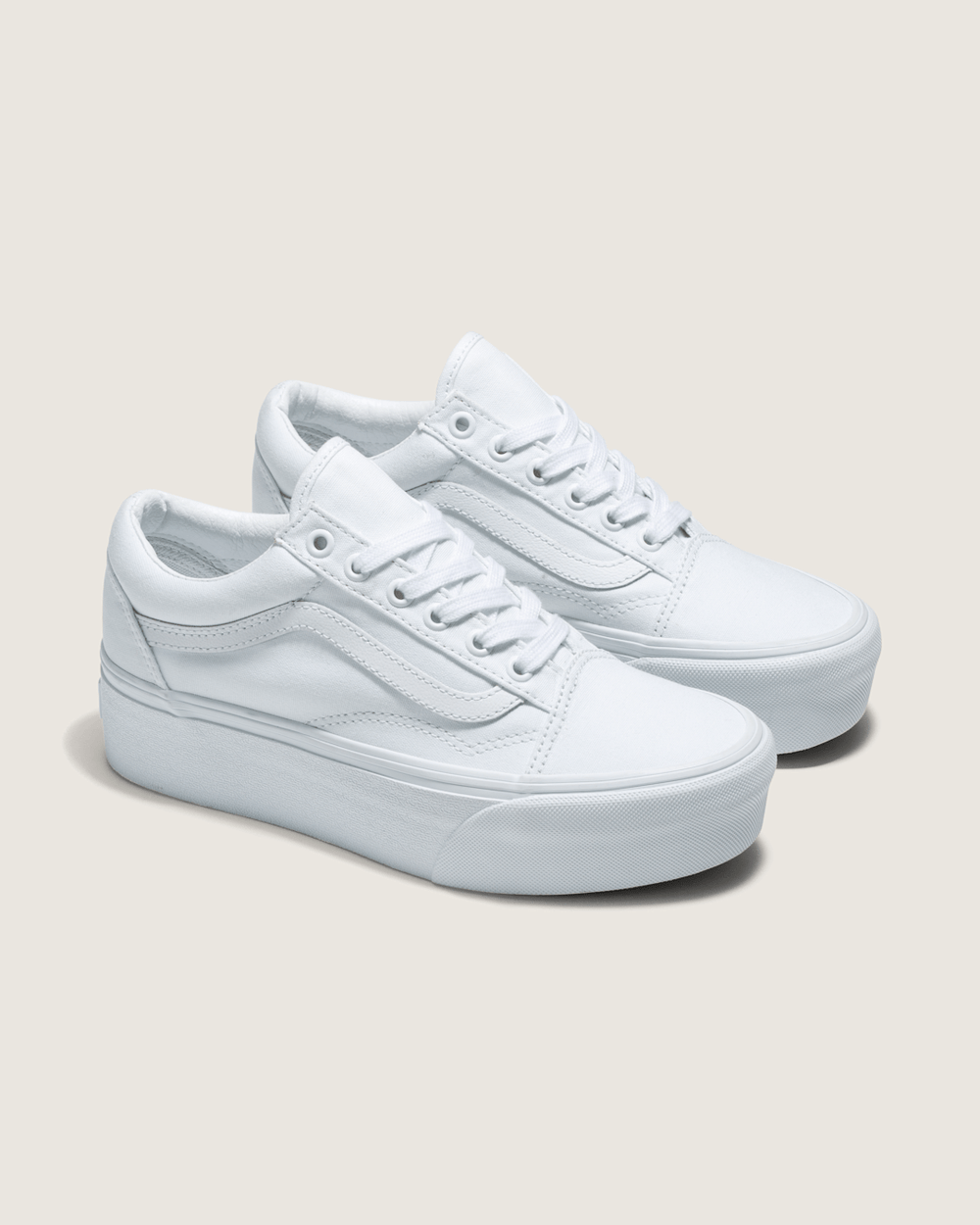 Old Skool Stackform True White Shoe | Vans sale