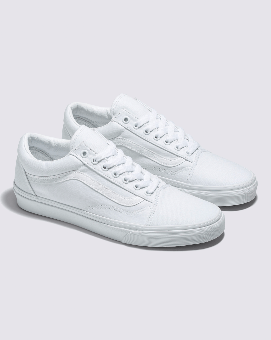 Old Skool Wide Canvas True White Classics Shoe | Vans online