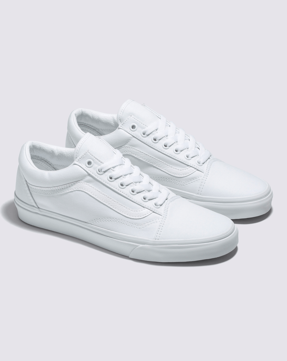 Old Skool Wide Canvas True White Classics Shoe | Vans online