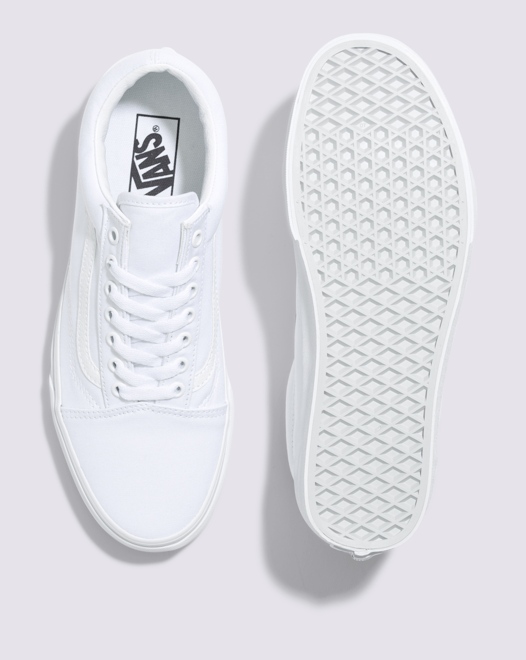 Old Skool Wide Canvas True White Classics Shoe | Vans online