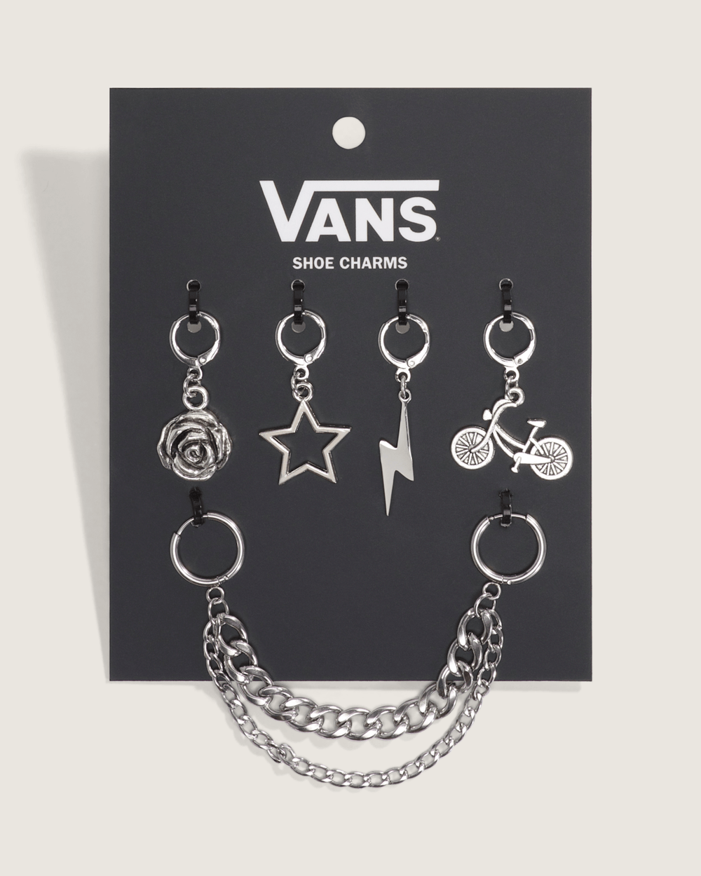 Vans Bold and Bloom Shoe Charm Set in Grey | Vans online