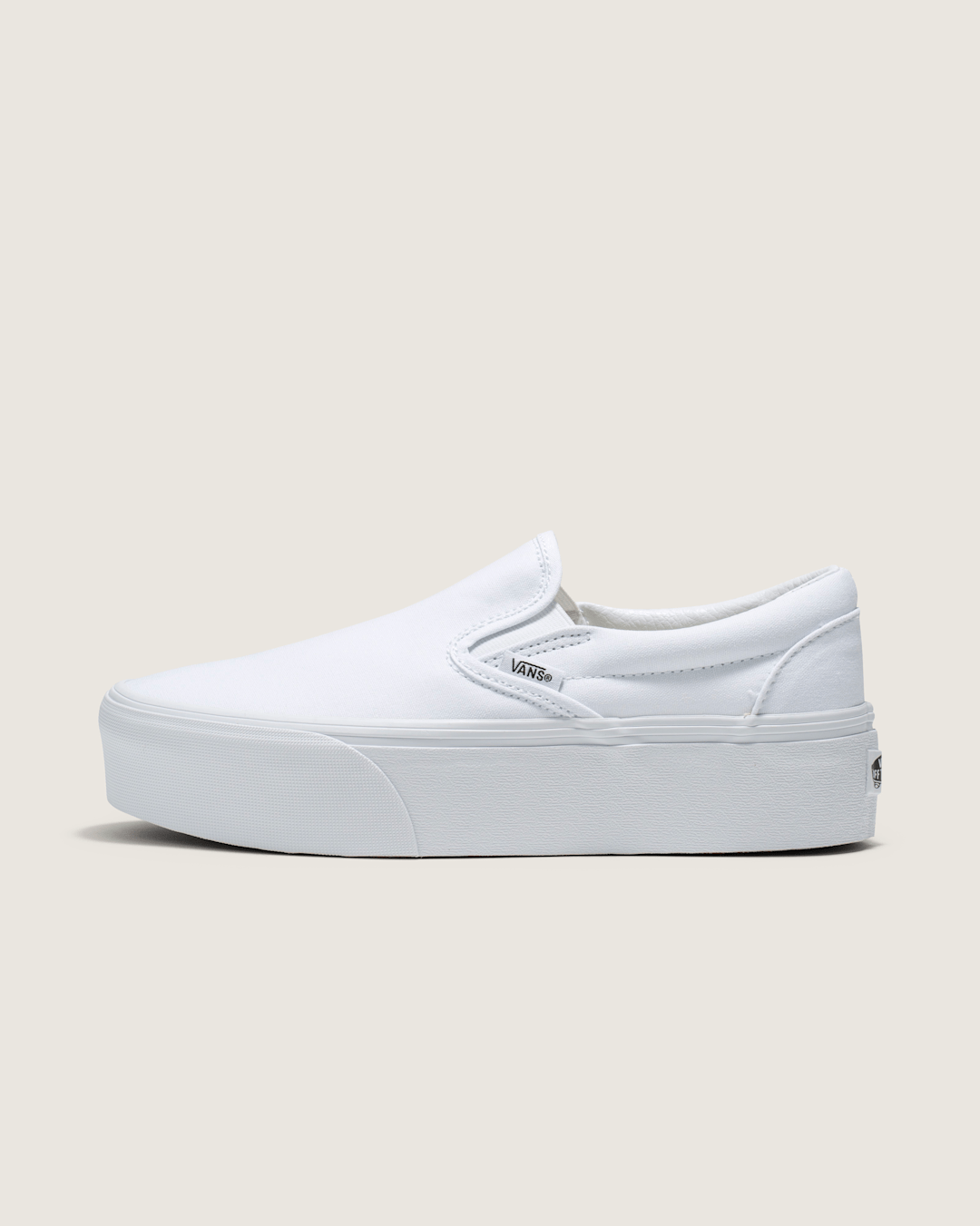 Classic Slip-On Platform Shoe in True White | Vans sale