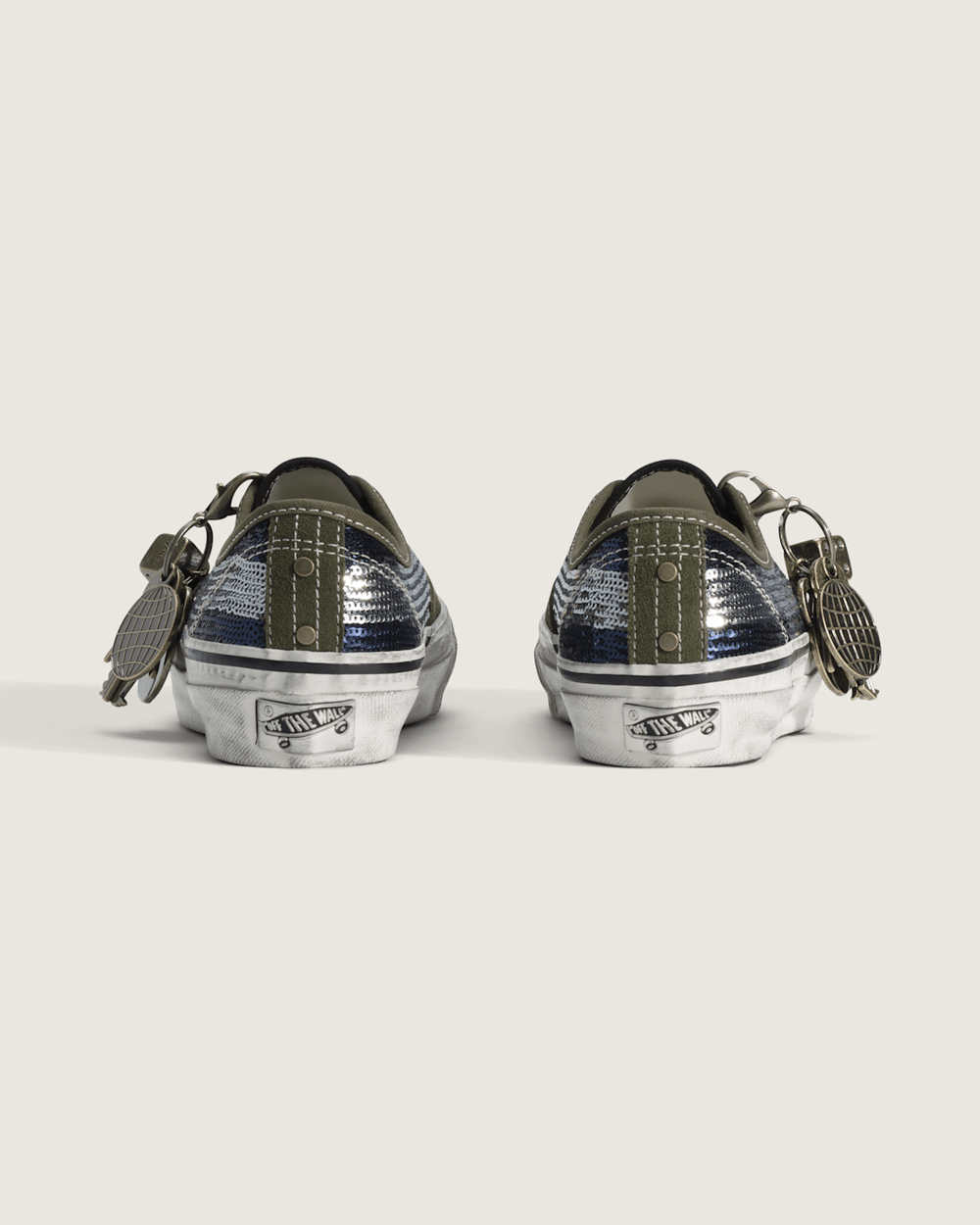 Premium Authentic "Charms" Shoe in Green / Blue | Vans on sale