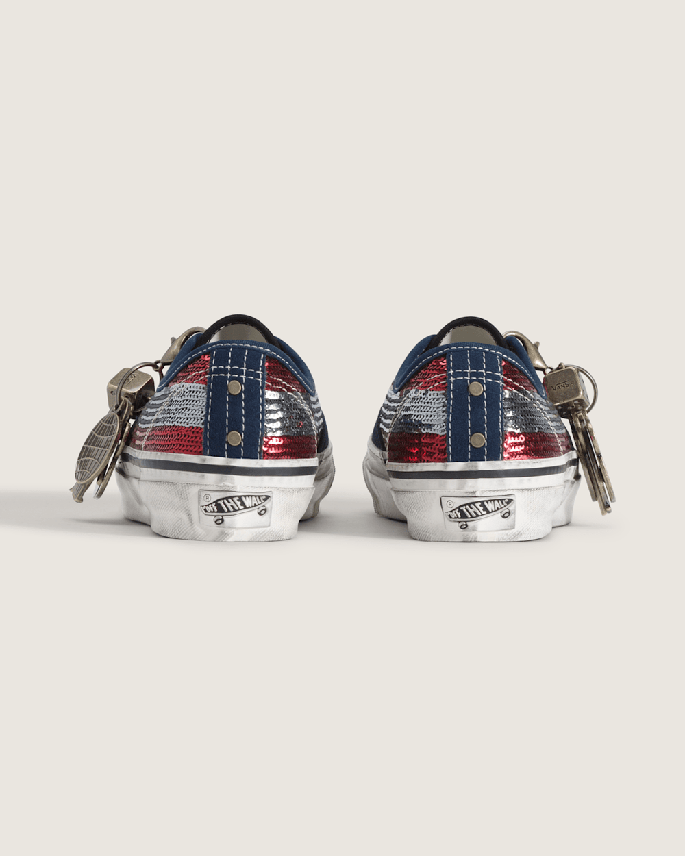 Premium Authentic "Charms" Shoe in Red / Navy | Vans online