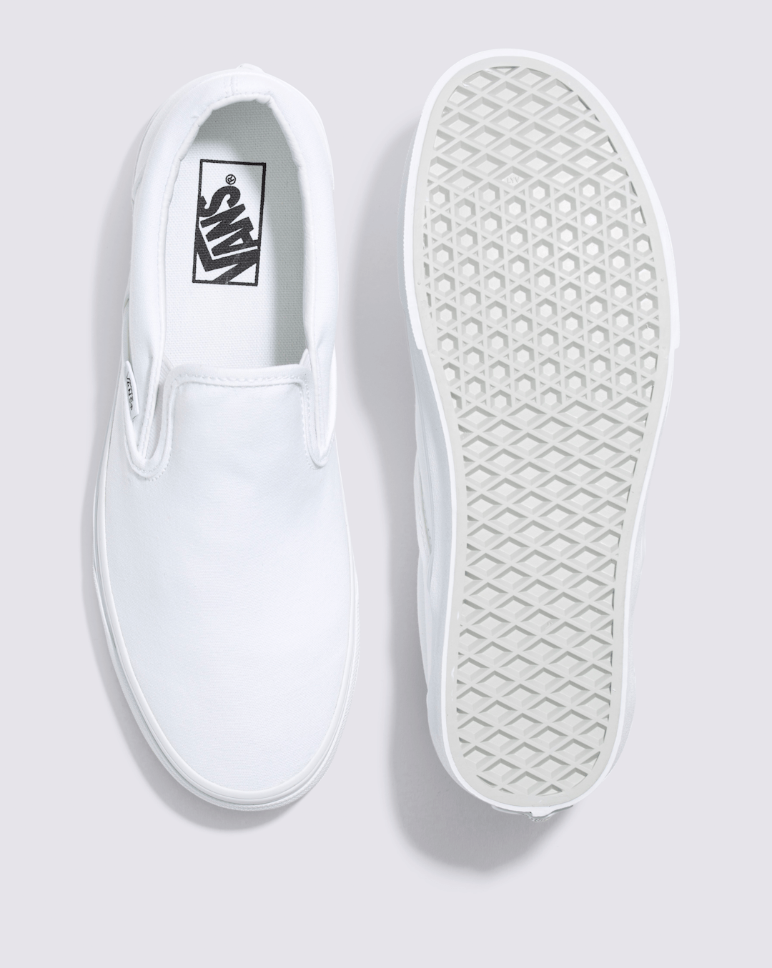 Classic Slip-On Wide Canvas True White Classics Shoe | Vans near me