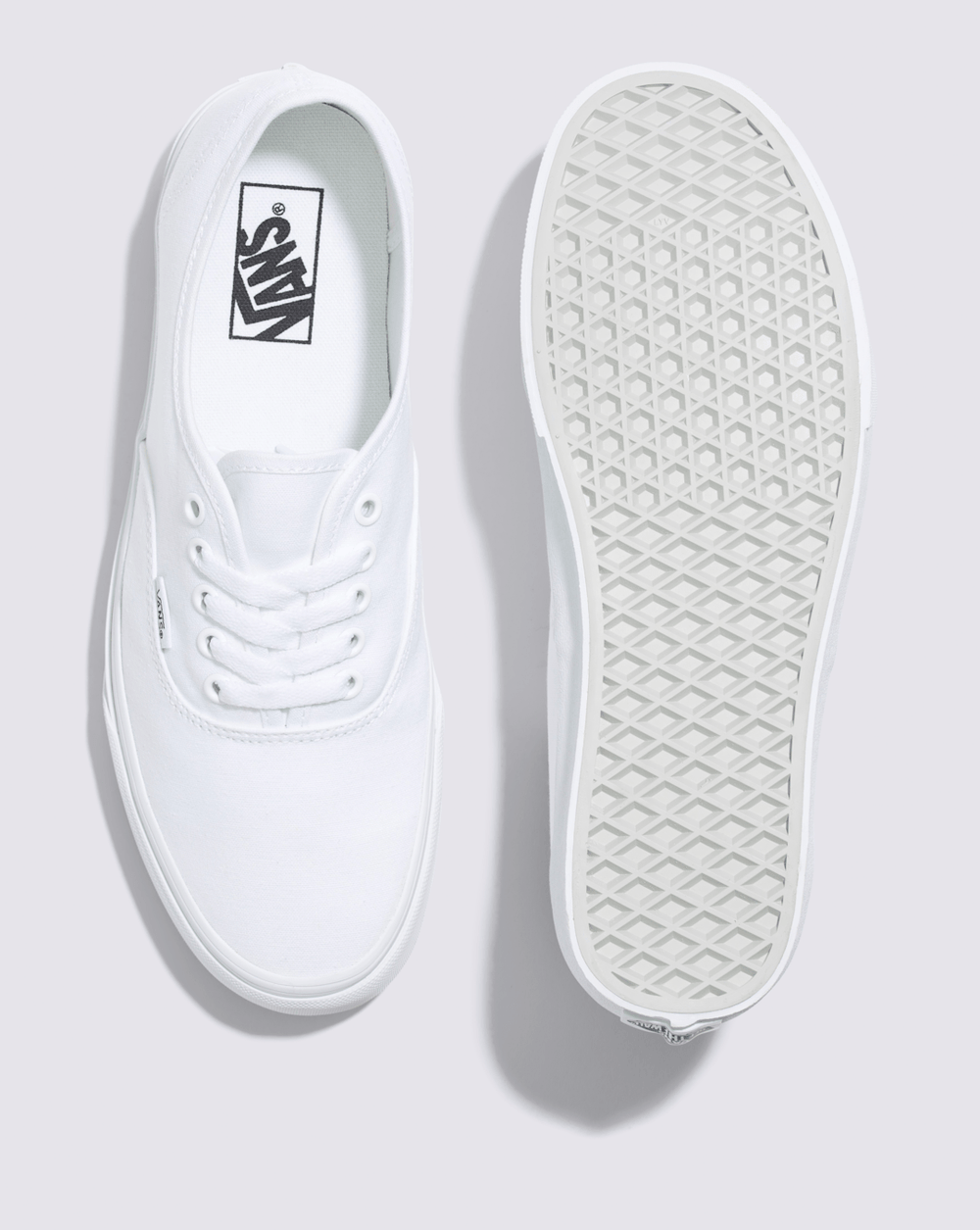 Authentic Wide True White/True White Classics Shoe | Vans sale