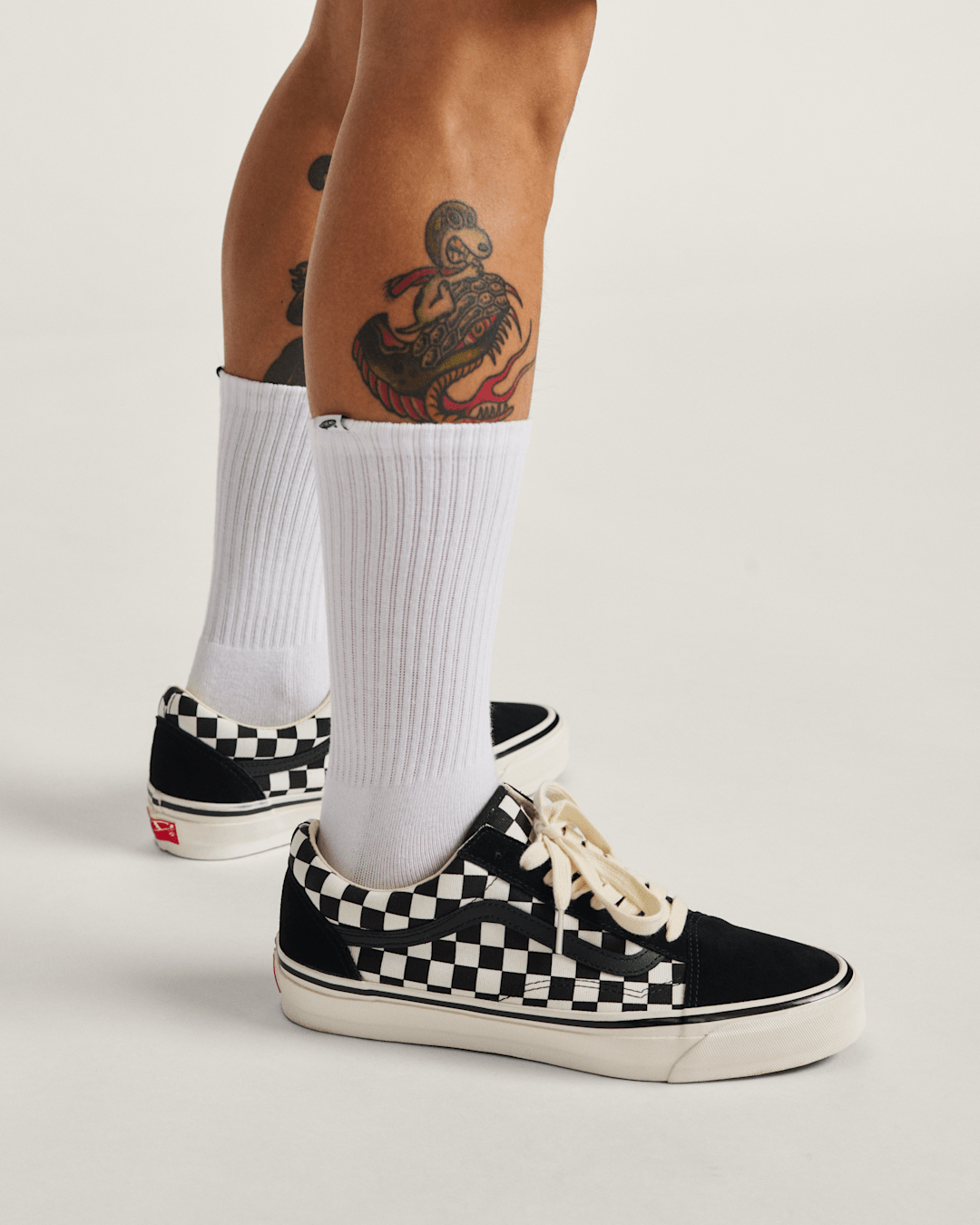 Premium Old Skool Checkerboard Shoe in Black / White | Vans near me
