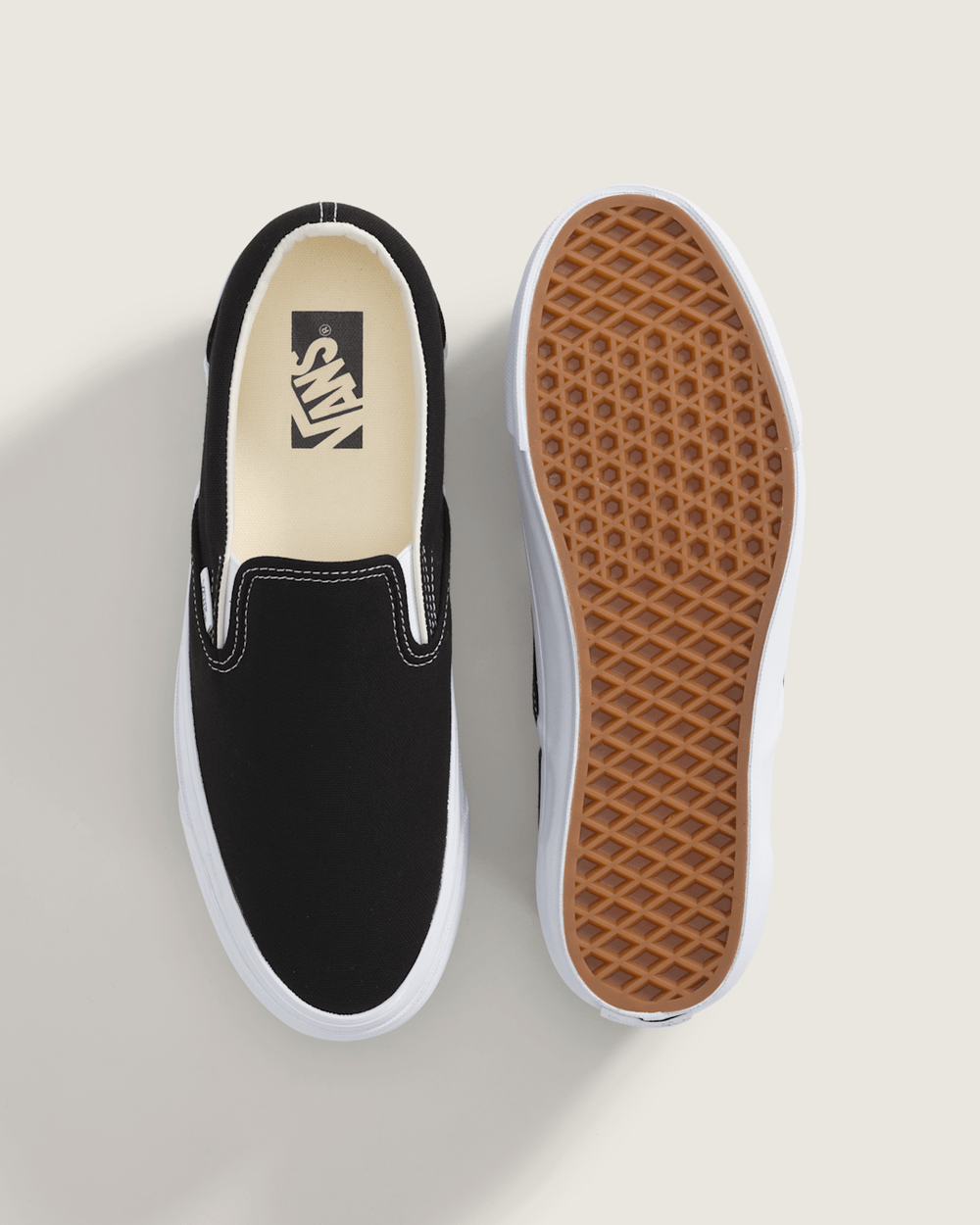 Premium Slip-On Shoe in Black / White | Vans sale