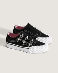 Premium Old Skool Wrap Karina Shoe in Black / White | Vans outlet