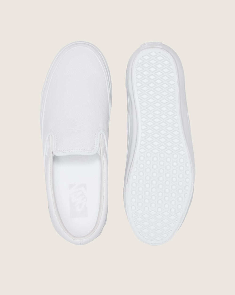 Premium Classic Slip-On Shoe in White | Vans discount