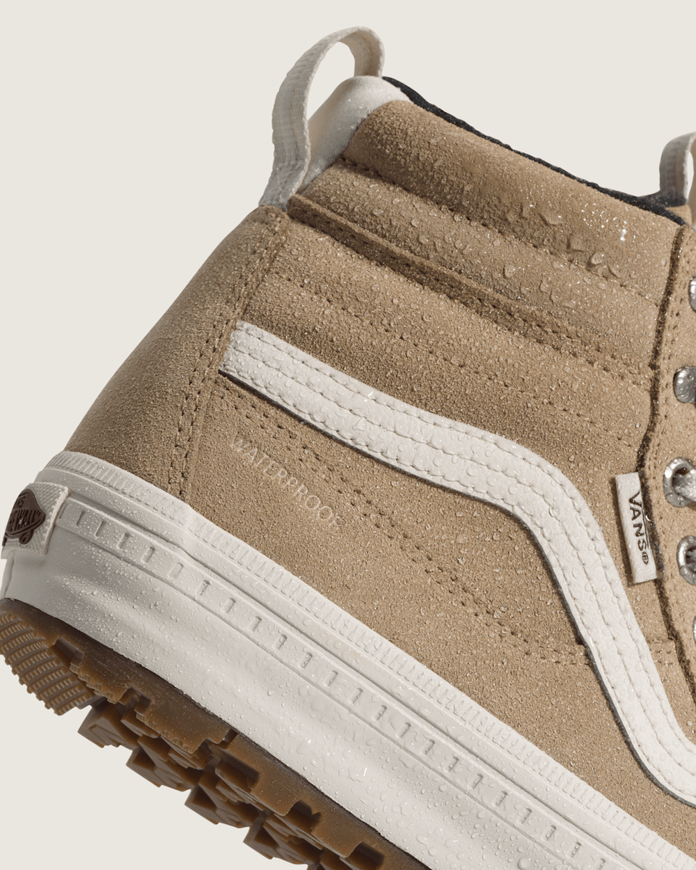 Sk8-Hi Waterproof Insulated Shoe in Brown / White | Vans discount