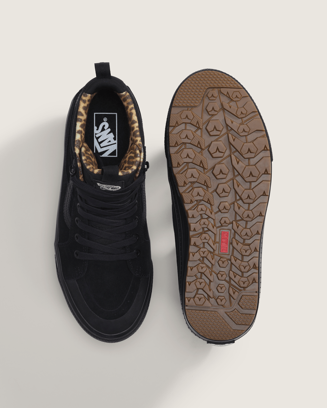 Sk8-Hi Waterproof Insulated Shoe in Leopard Black | Vans outlet