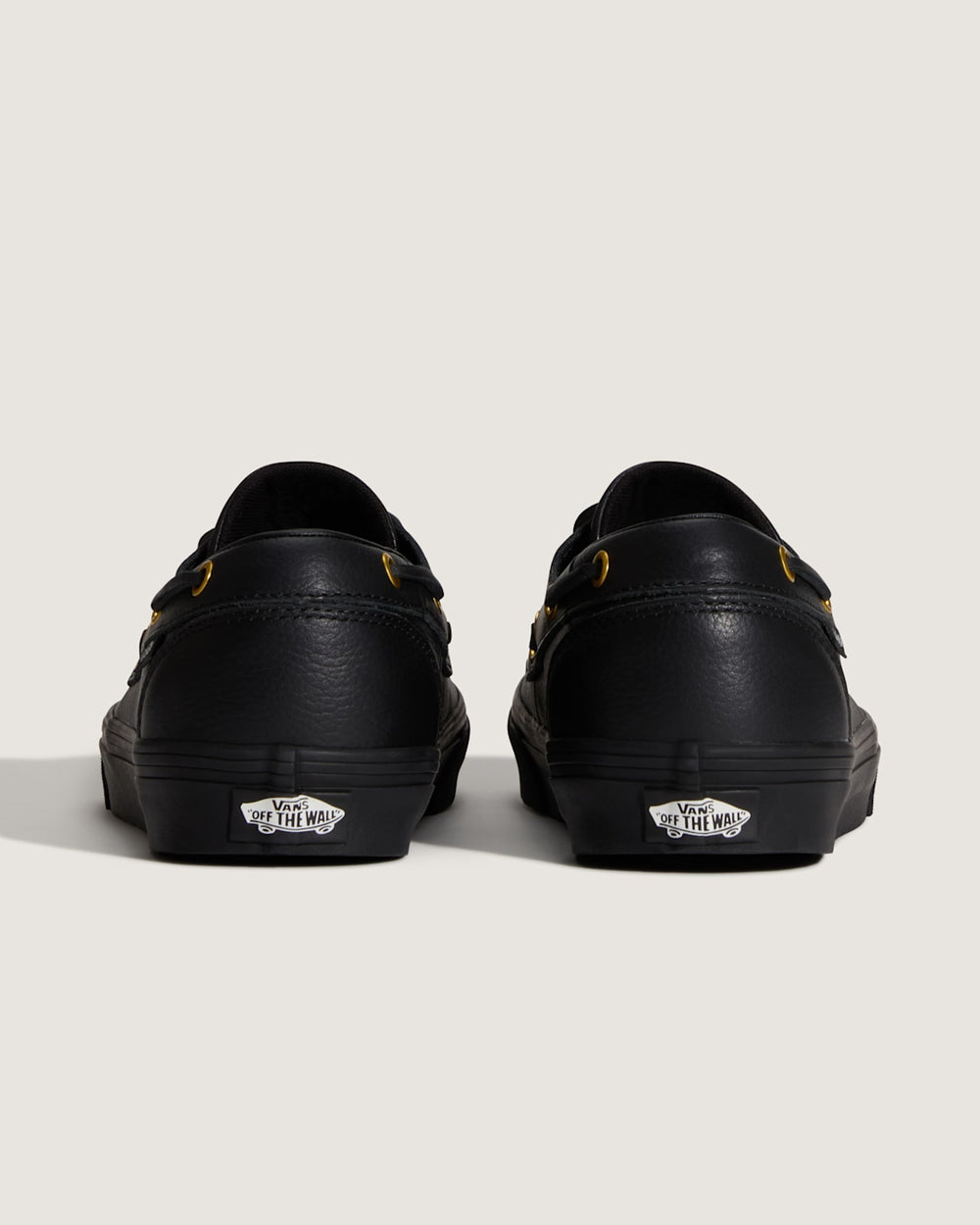 2-Eyelet Boat Shoe in Black | Vans sale