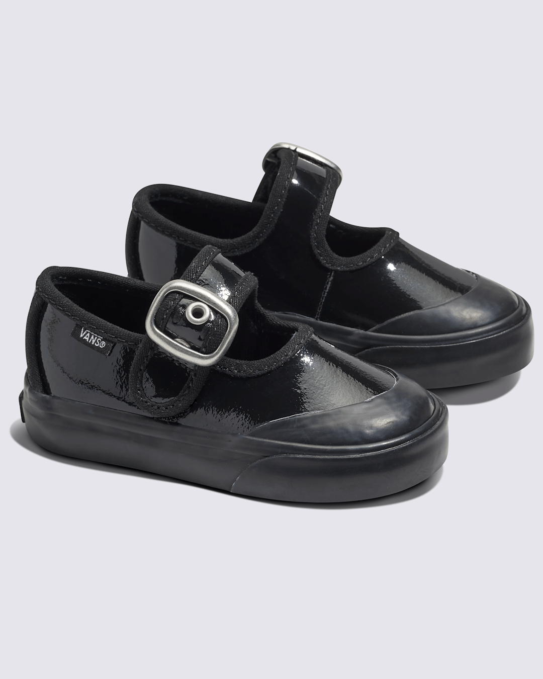 Toddler Mary Jane Shoe in Gothic Shine Black | Vans discount