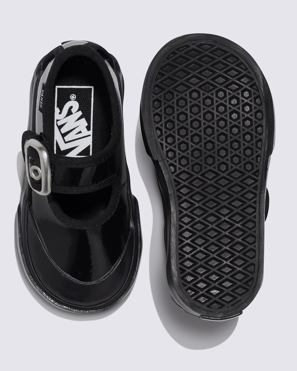 Toddler Mary Jane Shoe in Gothic Shine Black | Vans discount