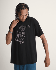 Waffle Shop Skate Crest T-Shirt in Black | Vans sale