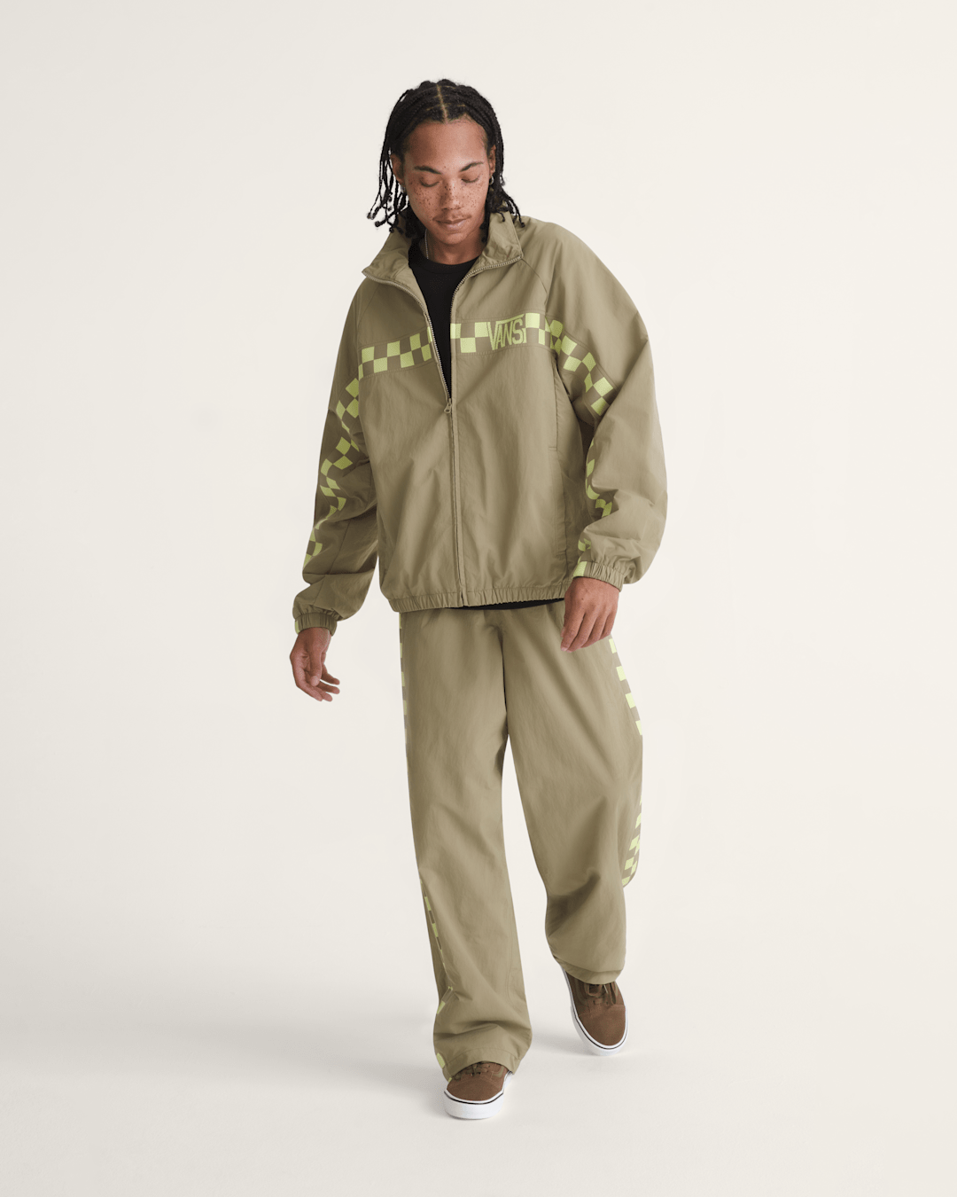 Ronnie Track Jacket in Bay Leaf Green | Vans discount