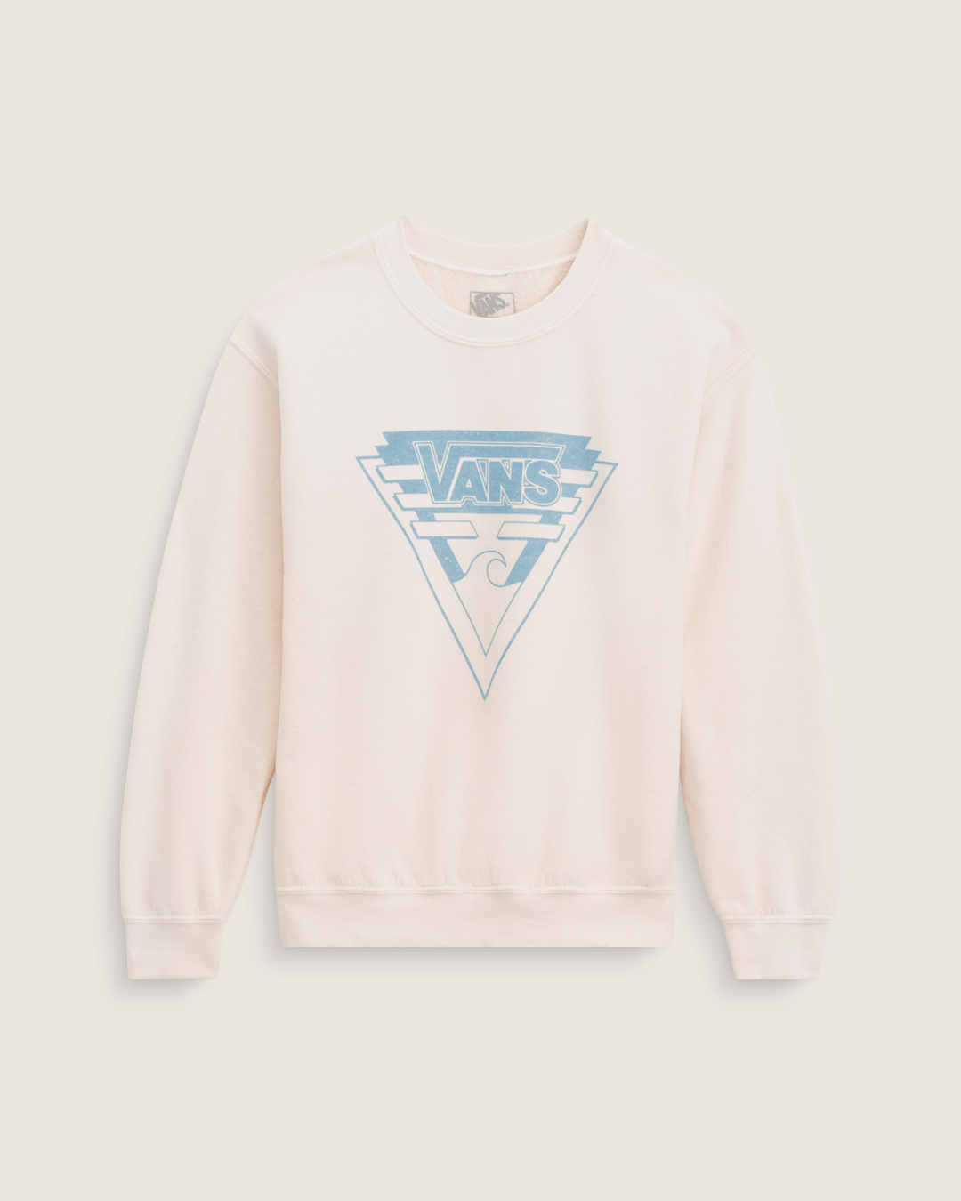 Waffle Shop Wave Blend Crewneck Sweatshirt in Marshmallow White | Vans sale