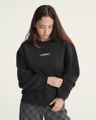 Salton Pearls Crew Sweatshirt in Black | Vans online
