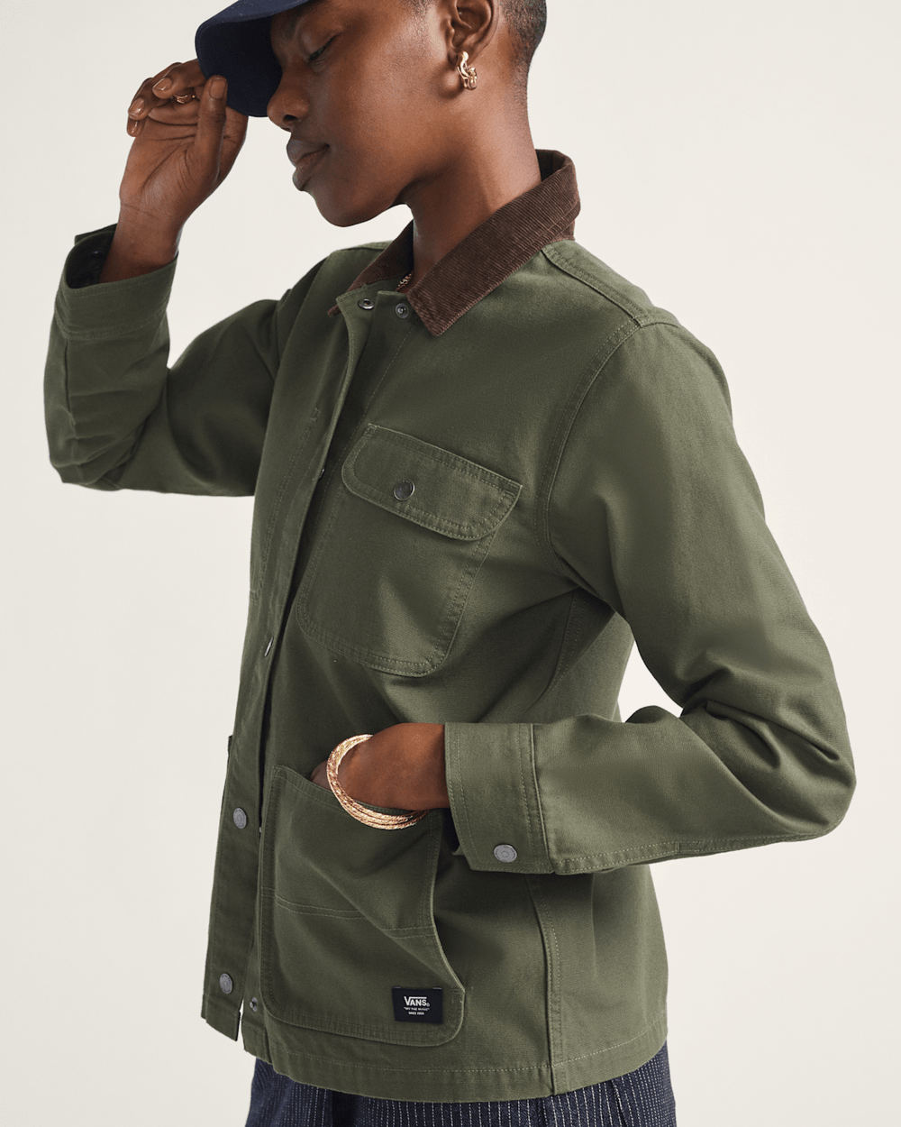 Drill Chore Coat in Green | Vans sale