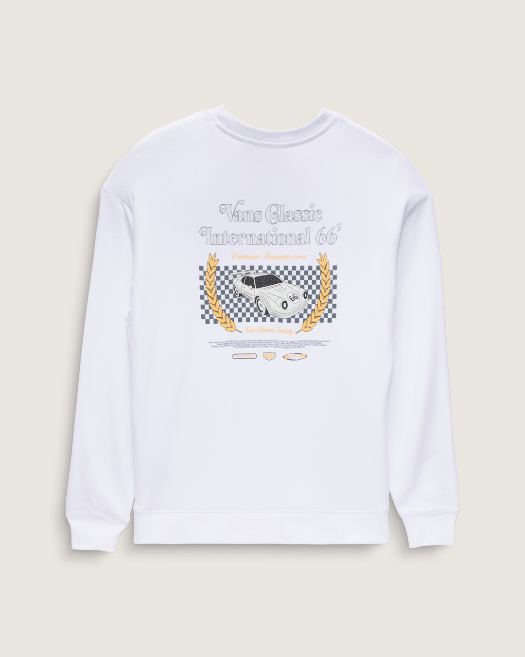 Sport International 66 Crew Sweatshirt in White | Vans online
