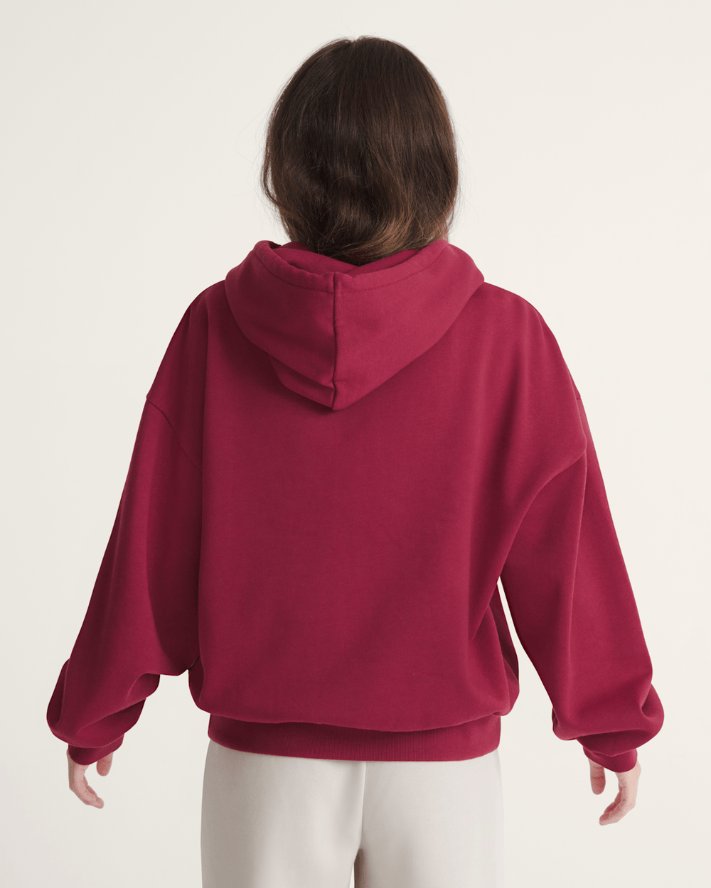 Pearls Logo Retro Pullover Hoodie in Bordeaux Red | Vans outlet