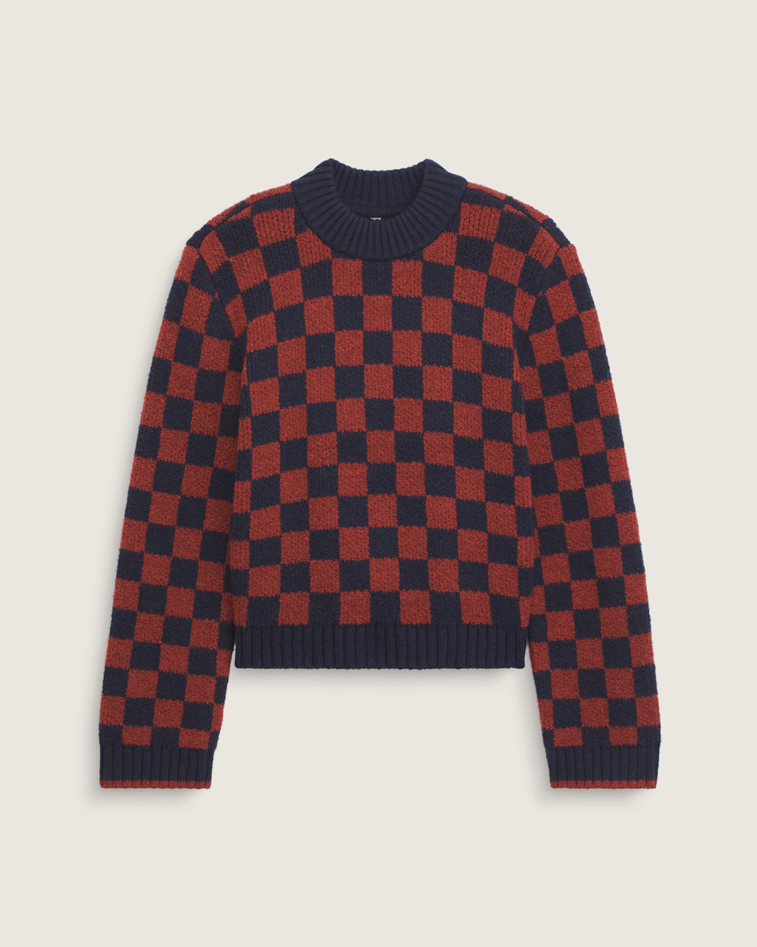Cameron Sweater in Checkerboard Blue / Red | Vans near me