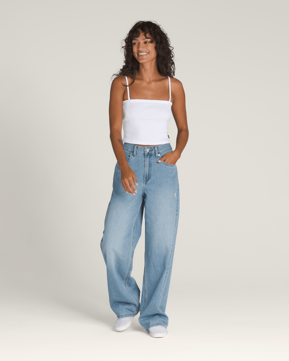 Drew Rib Tube Top in White | Vans outlet