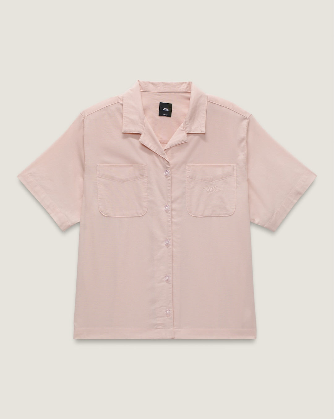 Cassidy Camp Shirt in Sepia Rose Pink | Vans near me