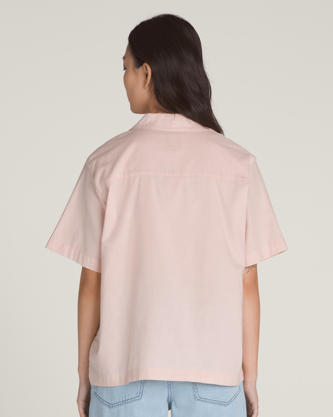 Cassidy Camp Shirt in Sepia Rose Pink | Vans near me