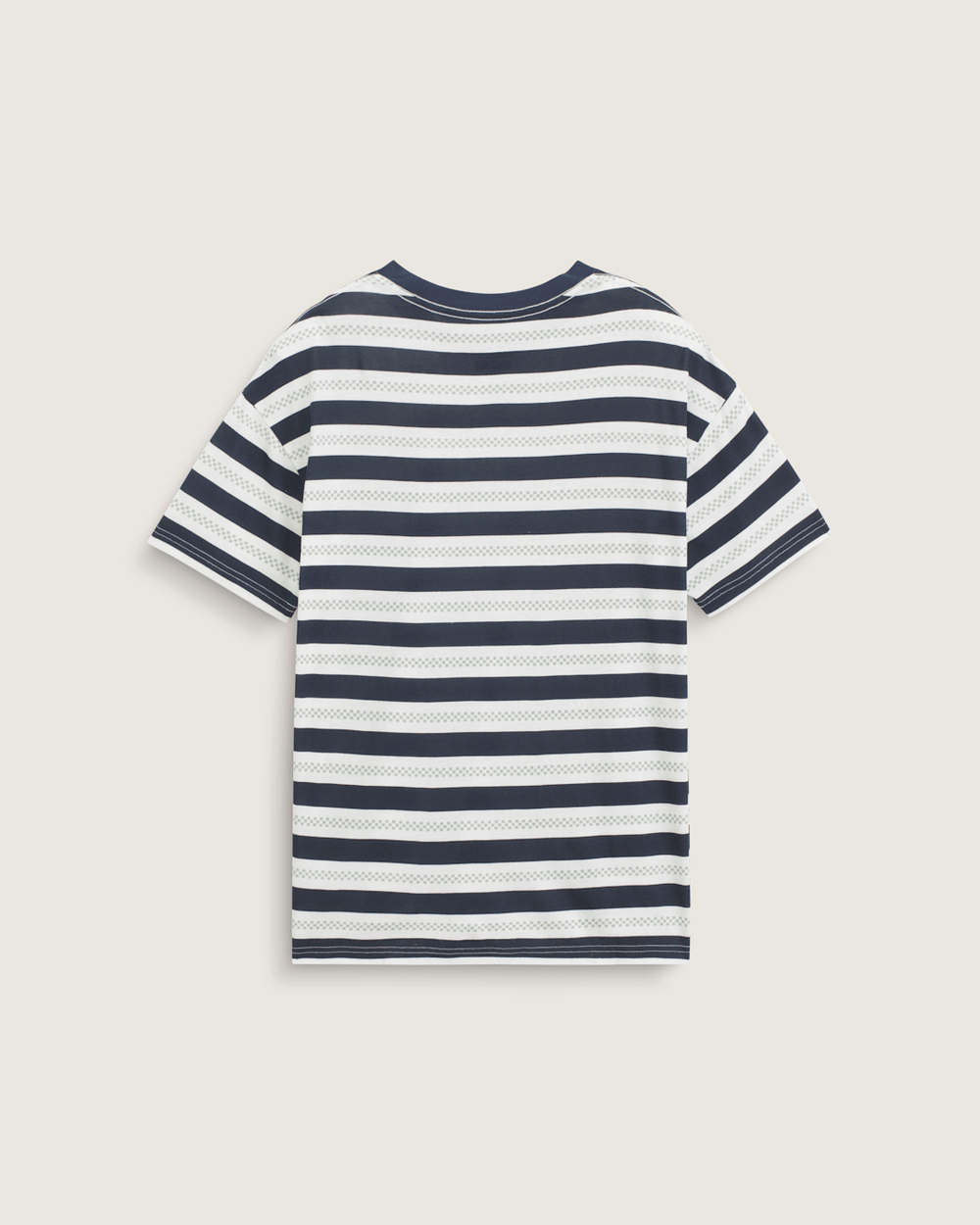 Salton Stripe Checkerboard T-Shirt in Checkerboard Marshmallow White / Navy Blue | Vans online