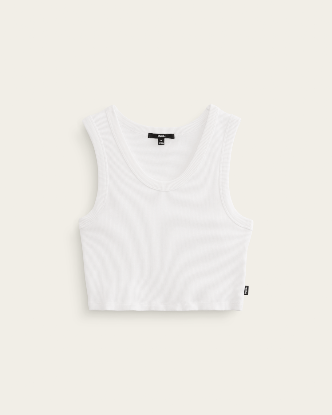 Drew Rib Tank Top in White | Vans outlet