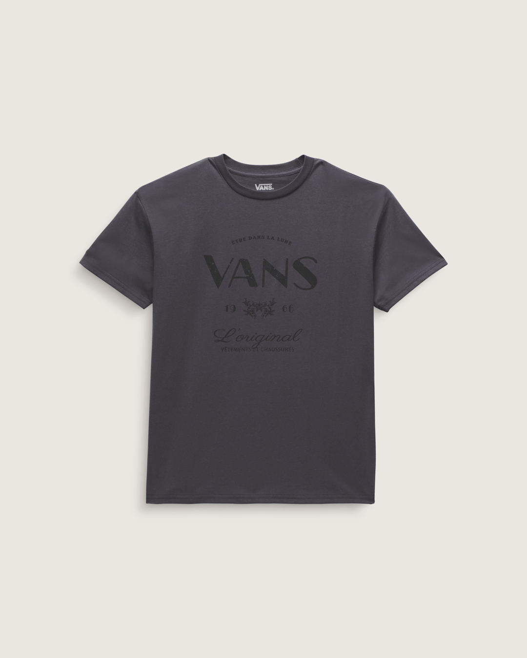 French Lost Thoughts T-Shirt in Asphalt Grey | Vans on sale