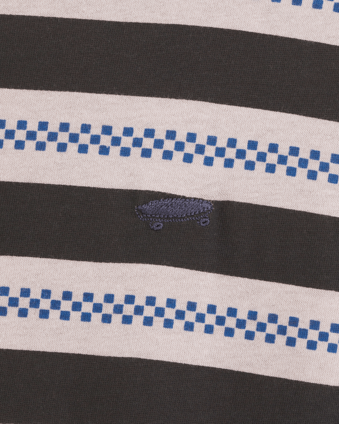 Salton Stripe Checkerboard T-Shirt in Checkerboard Sepia Rose Pink / Black | Vans near me