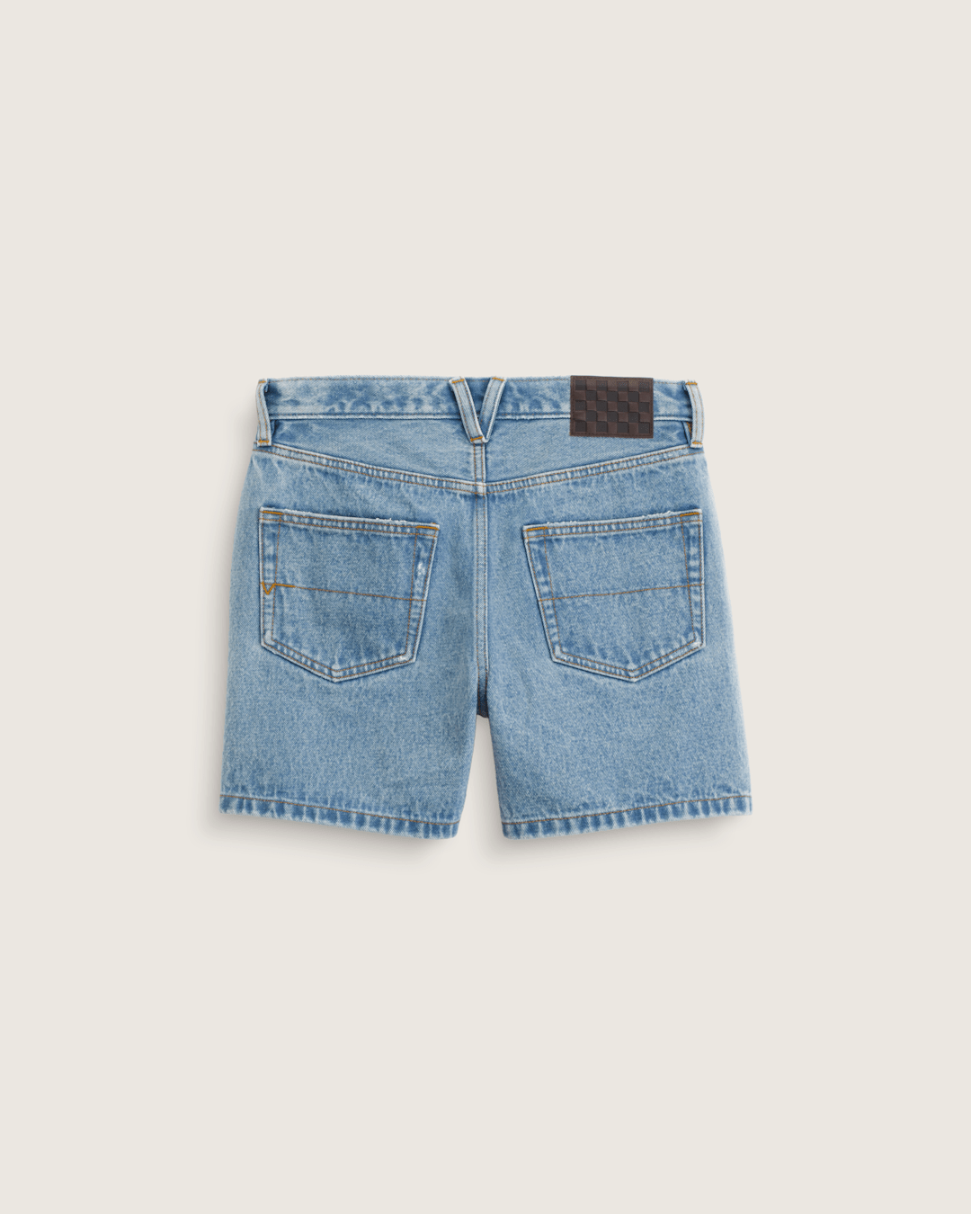 Check-5 Mid Rise Shorts in Stonewash Blue | Vans discount