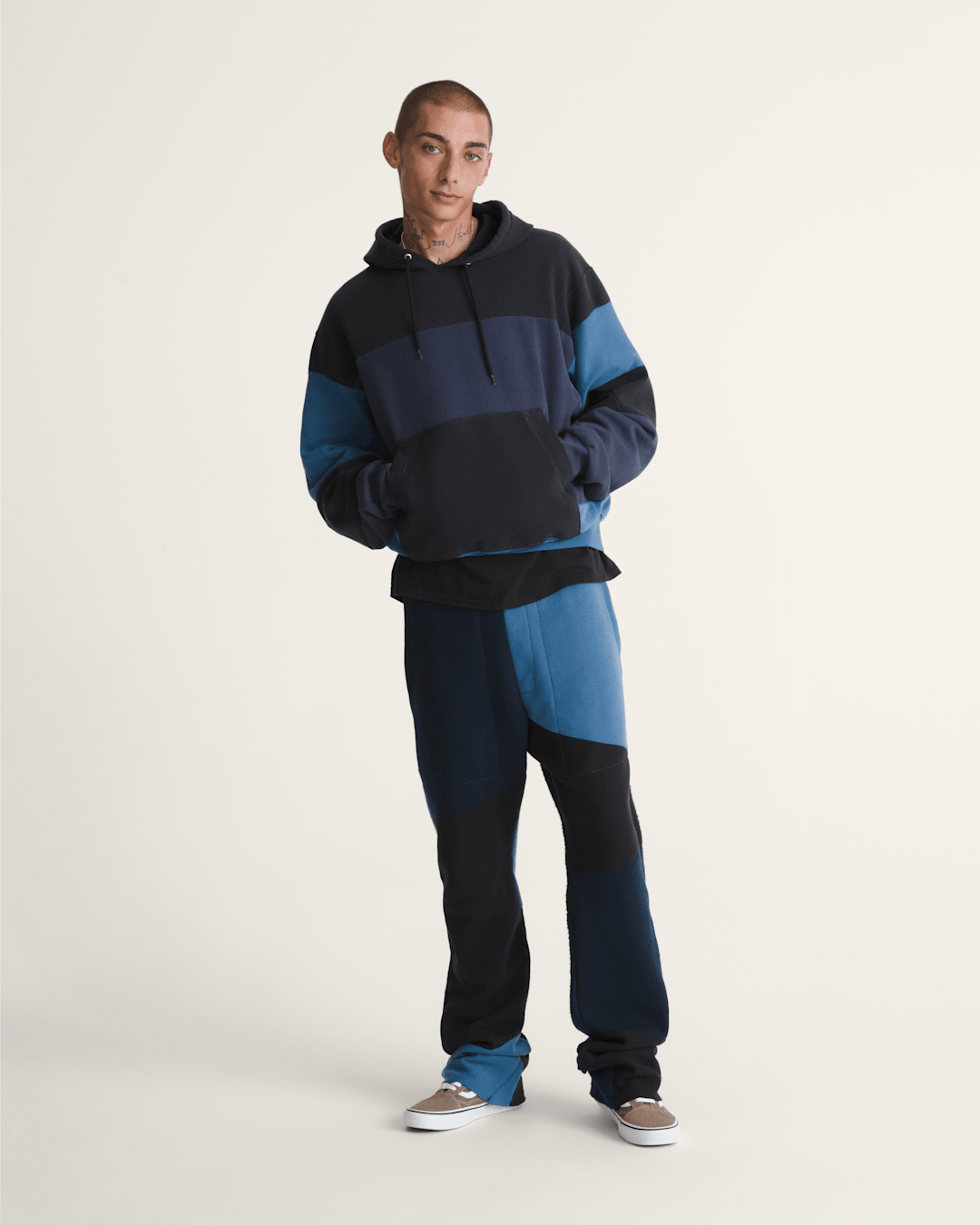 Waffle Shop Reimagined Pieced Sweatpants in Blue | Vans on sale