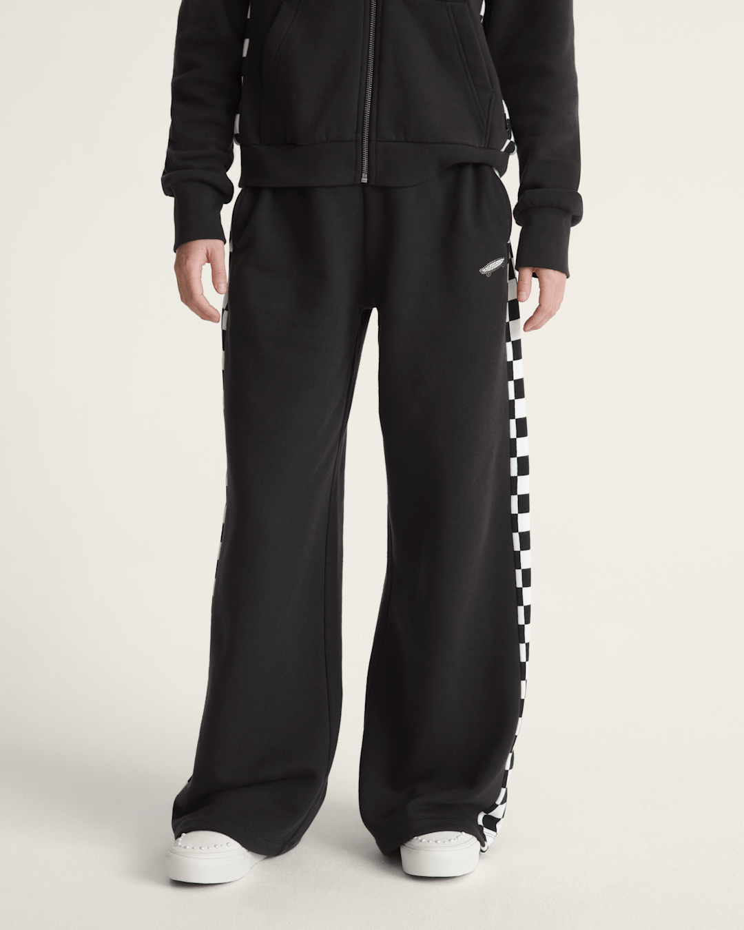 Rookie Track Sweatpants in Checkerboard Black | Vans online